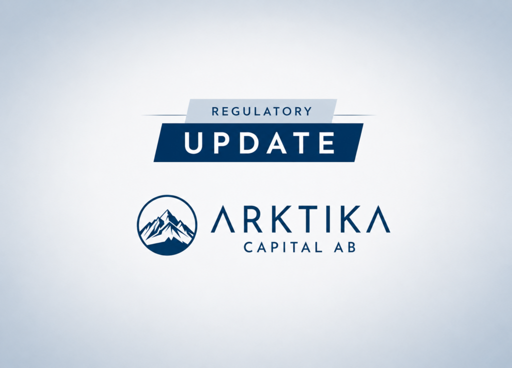 Arktika Capital receives authorisation as a Swedish credit-market company